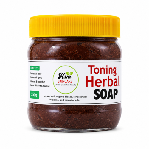 HSM Toning Herbal Soap | Brightening & Glow Soap for Smooth Skin