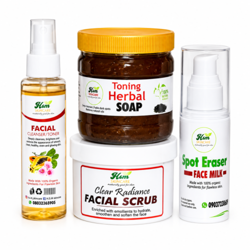HSM Facial Kit for Hormonal Acne, Pimples & Hyperpigmentation